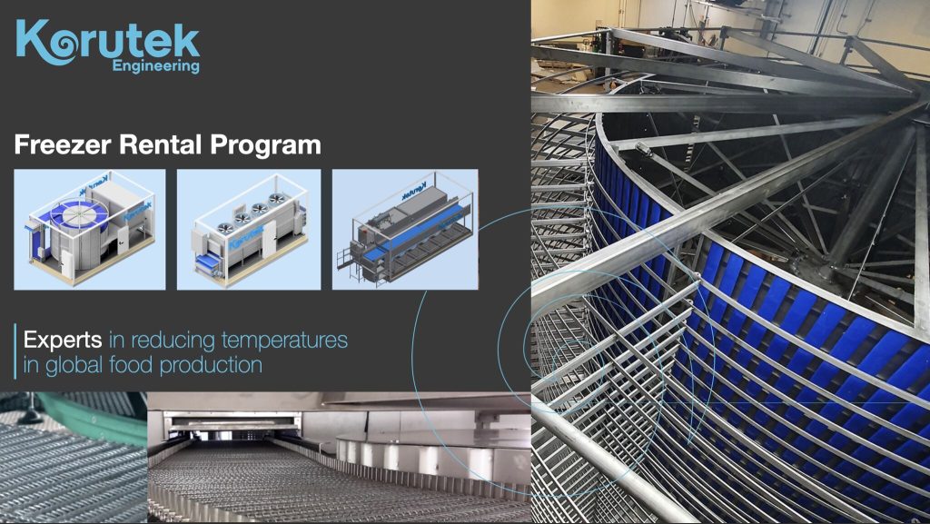 Industrial Freezer Rental - Korutek are experts in advanced freezing and chilling options